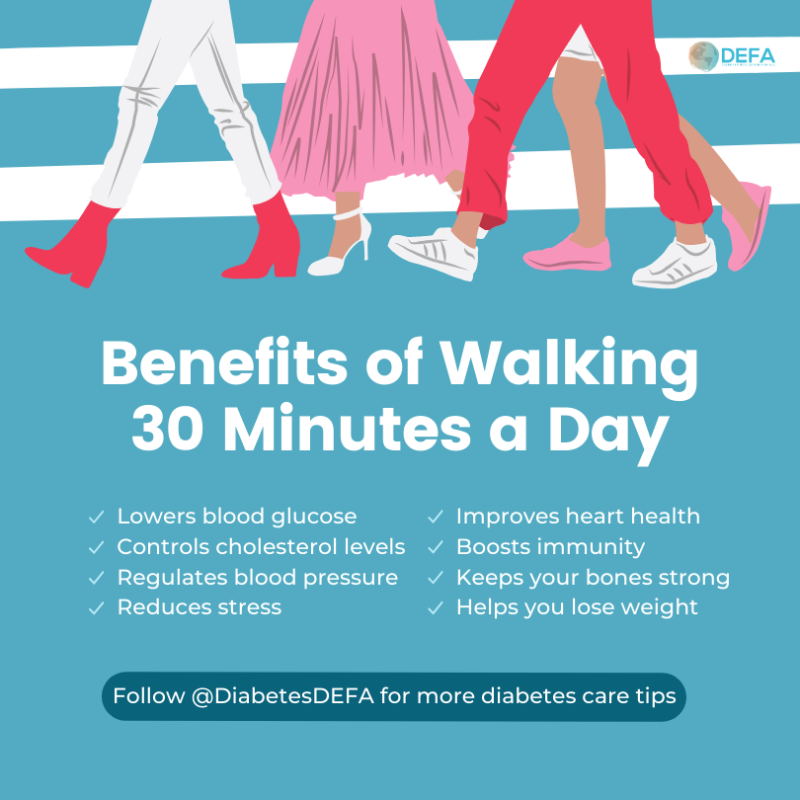 walking 3 km a day benefits